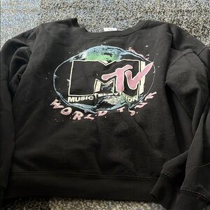 MTV World Tour Black Sweatshirt